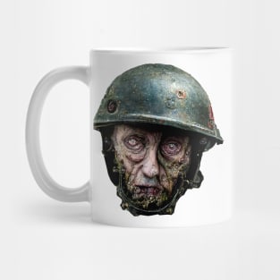 Zombie Nazi Head, WW2 zombie soldier Mug